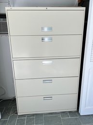 HON File Cabinet, With Top Shelf Slide Out 4 Drawer Pull Out