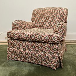 An Upholstered Polychromatic Club Chair