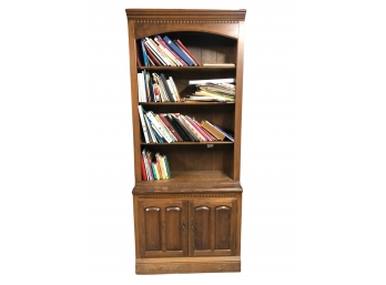 Traditional Style Tall Bookcase