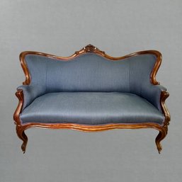 A Late 1800s Antique Victorian Sofa