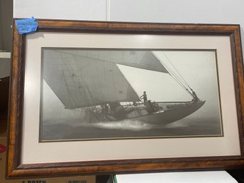 Art: Print Off A Racing Sailboat