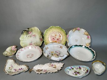 A Large Collection Of Beautiful China Pieces Including Limoges