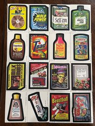 1980 Topps Wacky Cards     16 Card Lot    All Cards In Picture  They Are All In Excellent Condition