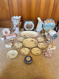 Very Generous Lot Of Porcelain Plus Added Decor Items