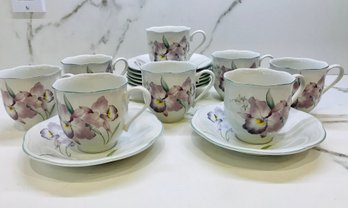 MIKASA RONDO Teacups And Saucers