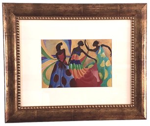 Original Print By Listed African- American Artist Ivey Hayes (F)