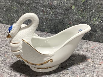 Swan Shaped Sauce Boat Made For The Elizabeth Arden Company By Orient Express Vintage