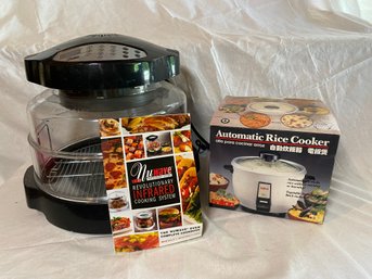 Nuwave Infrared Cooking System And Rice Cooker, Both Appear To Be New