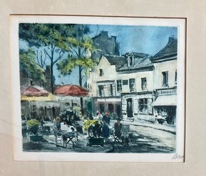 Vintage French Scene Wall Art