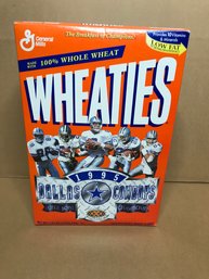 DALLAS COWBOYS Super Bowl 1995 Wheaties Box