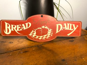 Vintage Fresh Daily Bread Signage