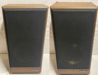 Pair Of Infinity Studio Monitor 100 Speakers For Parts Or Repair