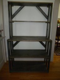 Wooden Blue Stained Bakers' Rack