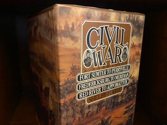 3 Volume Set Civil War Books By Shelby Foote 1986