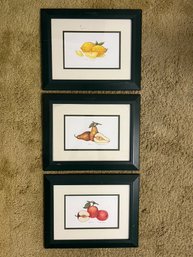 3 Signed & Framed Wall Art