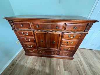 Hickory And White Dresser