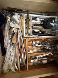 Miscellaneous Group Including Knives, Serving Utensils, Tongs &  More!