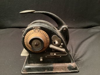 Protectograph Antique Check Protection Machine Patented 1901