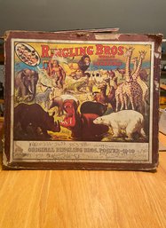 RARE Old Ringling Bros Official Poster On Corkboard