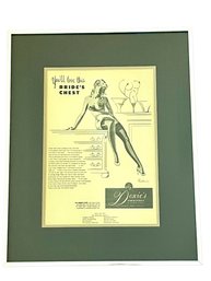 Doxie's Furniture,vintage Illustrated Nude Magazine Ad. Rare (2)