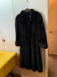 Vintage Mink Coat With Belt