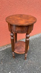 An ETHAN ALLEN Round Side Table