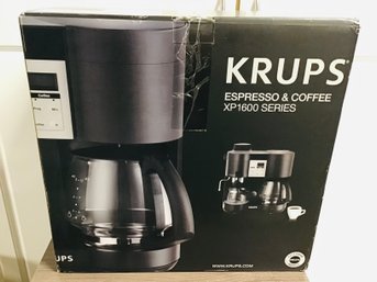 NEW! Krups XP1600 Espresso & Coffee Maker