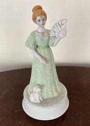 Lady With A Fan Figurine