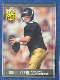 1991 Fleer Ultra Draft Picks Brett Favre Rookie Card #283