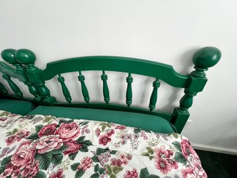 Twin Size Green Headboard