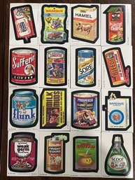 1980 Topps Wacky Cards     16 Card Lot    All Cards In Picture  They Are All In Excellent Condition