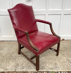 Vintage Red Vinyl Chair