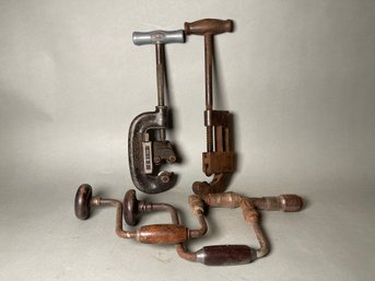 Antique Pipe Cutters & Brace Drills
