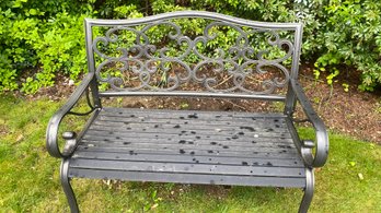 Cast Aluminum Outdoor Bench