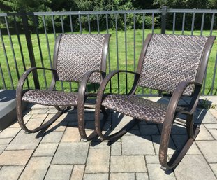 Pair Of Outdoor Rocking Chairs