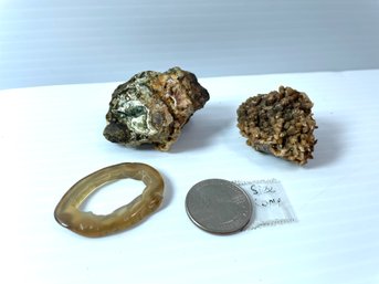 Wulfenite ? Ankerite ? And Two Unidentified