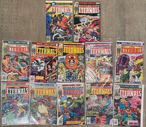 Marvel Comics The Eternals Lot Of 12, 1976, 1977