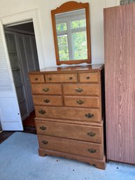 Vintage Ethan Allen Dresser & Mirror