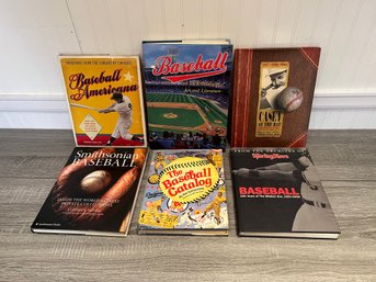 Lot Of 6 Baseball Coffee Table Books