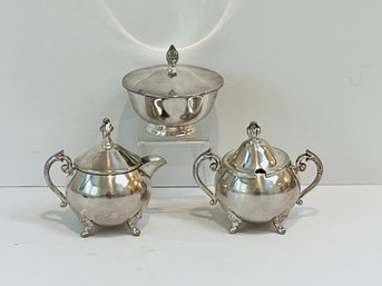 Mixed Lot Of Silver Plate