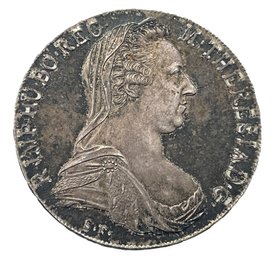 1780 Austria Maria Theresa Thaler Restrike Coin