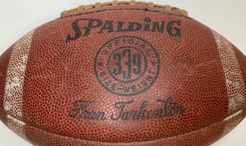 Vintage Football Fran Tarkington Endorsed Official 339 Top Grain Leather - Minnesota Vikings & New York Giants