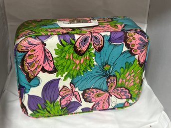 Mod 1970s Small Butterfly Suitcase