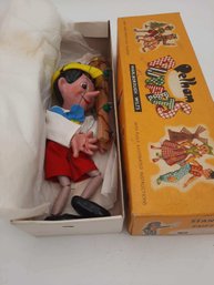 Vintage New Old Stock Pelham Pinocchio Marionette Puppet