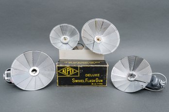 Collection Of Vintage Fan Flashes - Honeywell, Yashica, Alpex And More!