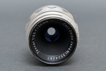 Vintage Carl Zeiss Jena Lens Tessar F3.5/50mm