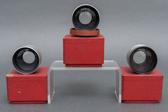 Three Vintage 35mm Telephoto Lenses - Spiratone And Gruenex