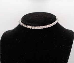 4 Carat TW White Gold Diamond Tennis Bracelet