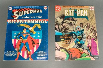 Pair Of DC Comics - 'Superman Salutes The Bicentennial' And 'Batman'