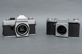 Pair Of Vintage Praktica Cameras